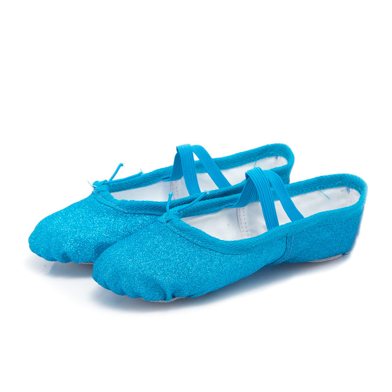 Golden Folk Dance Cat's Paw Performance Ballet Dancing Shoes