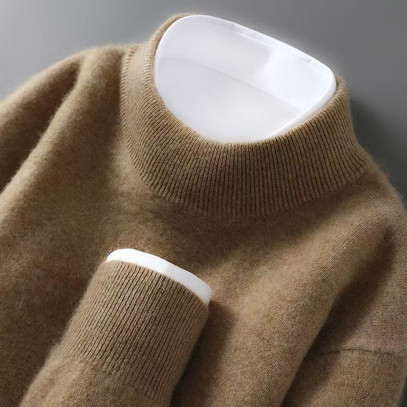 Men's Half-Neck Pullover Base Sweater