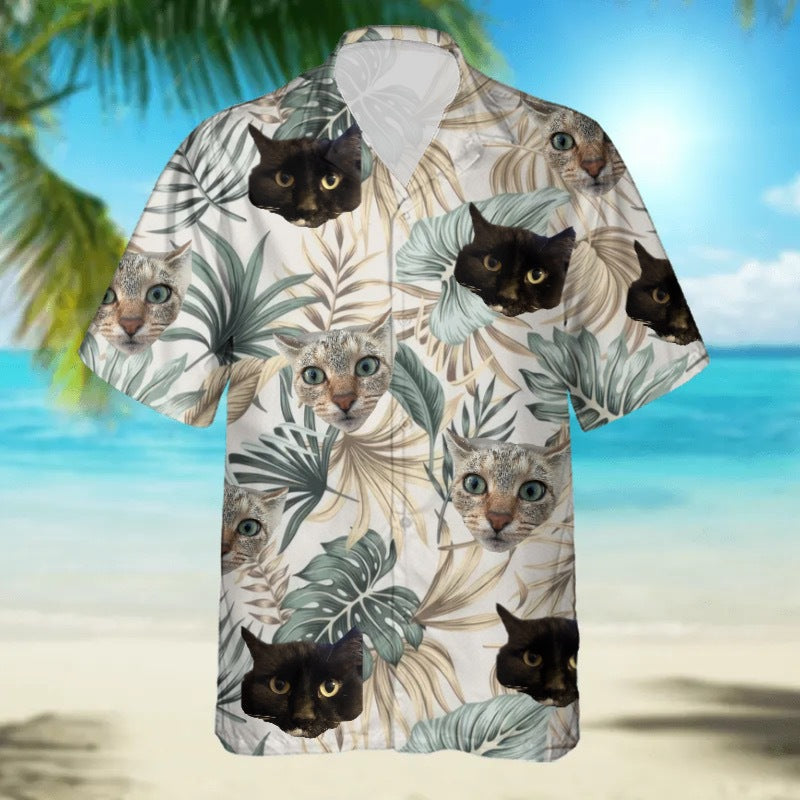 Digital Print Hawaiian Men's Casual Shirt