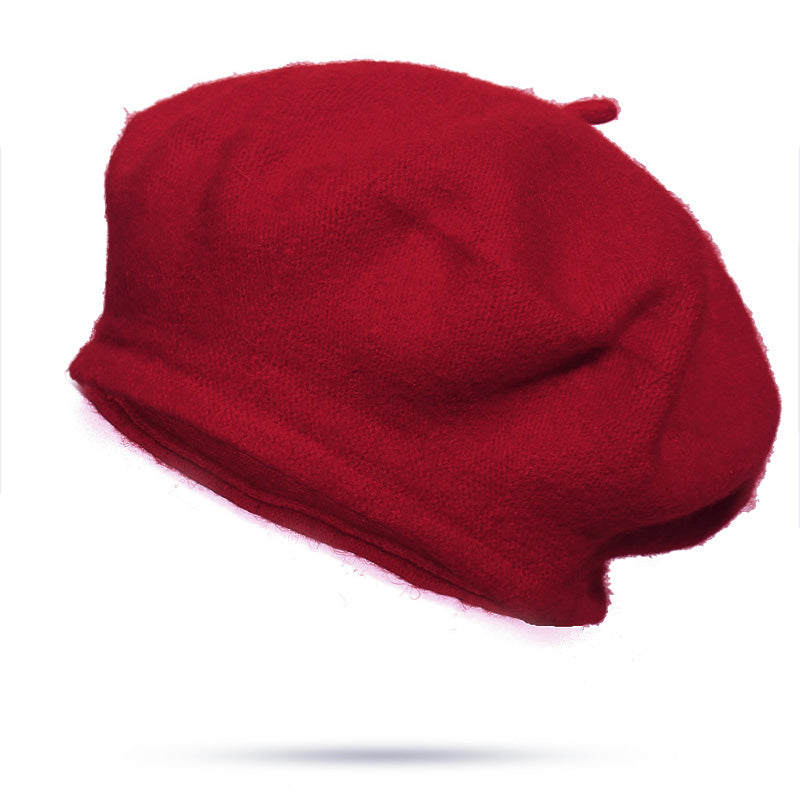 Wool Beret Vintage Woolen Painter Hat