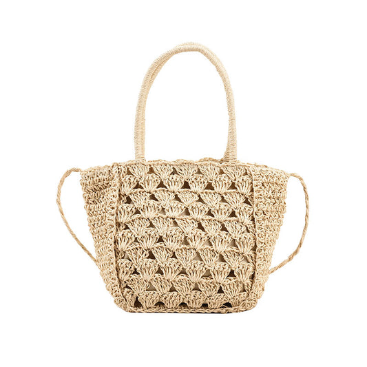 Vintage High-end Beach Resort Style Straw Woven Bag