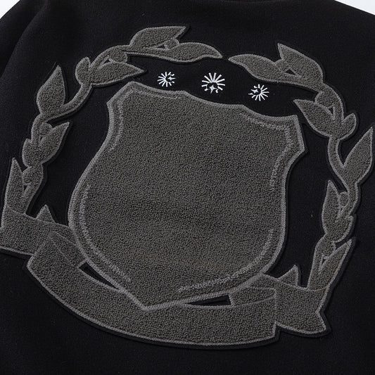 Machine Embroidery Baseball Uniform Jacket Male