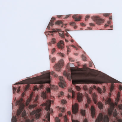 Summer Animal Print Sling Top