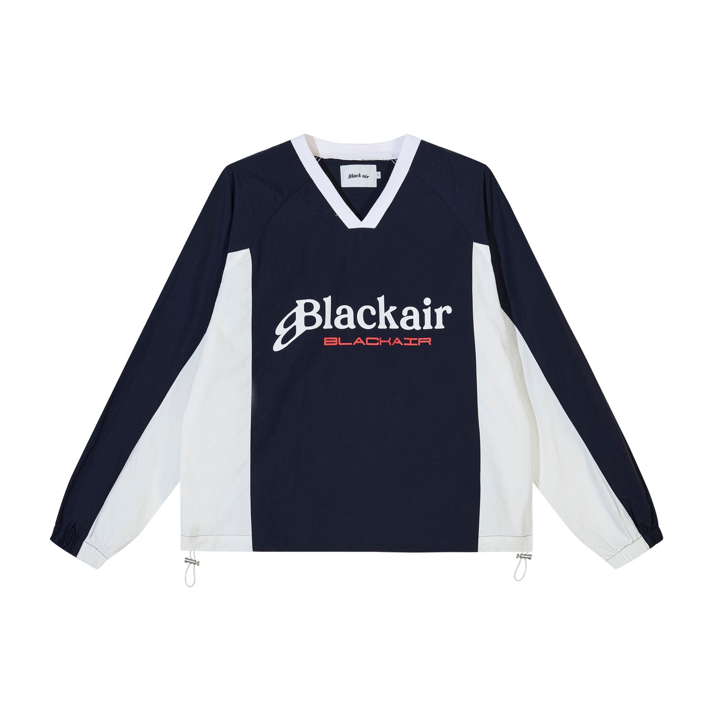 Letter V-collar Contrast Color Couple Long Sleeve Pullover Hoodie
