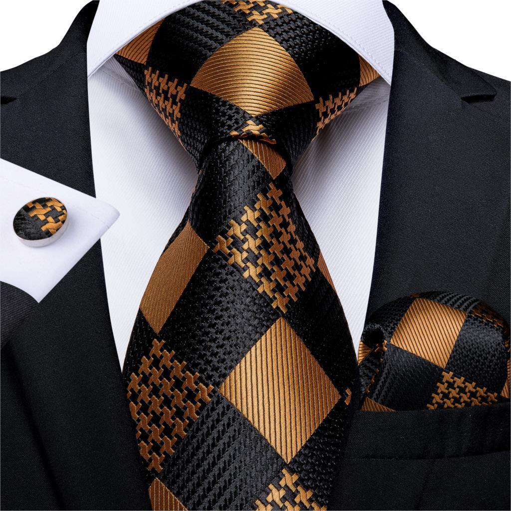 Vintage Jacquard Paisley Tie 3-Piece Set