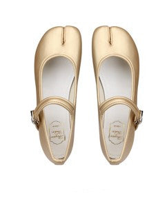 Straight Line Buckle Mary Jane Shallow Mouth Horseshoe Flat Sole Single Shoes