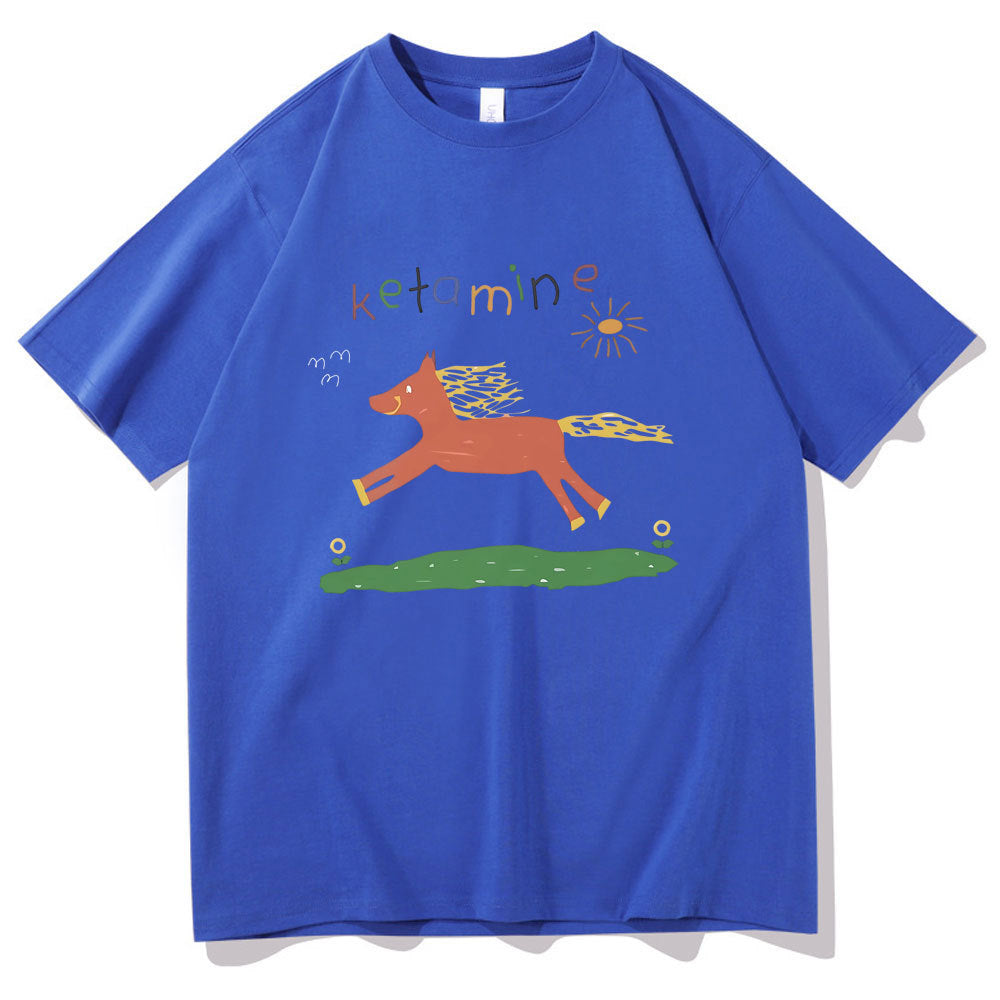 New Loose Print T-shirt Summer