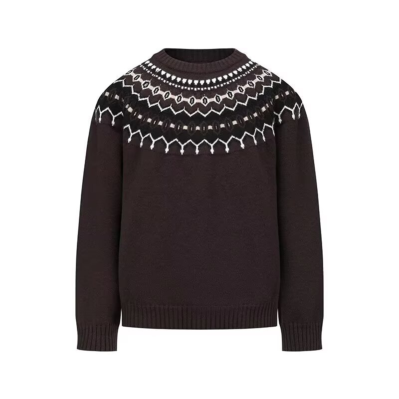 Casual Laid-back V-neck Knit Sweater For Men In Solid Colors