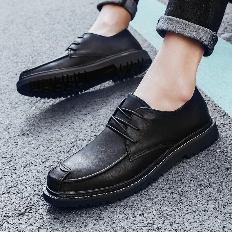 Social British Men's Fashion Casual Leather Shoes