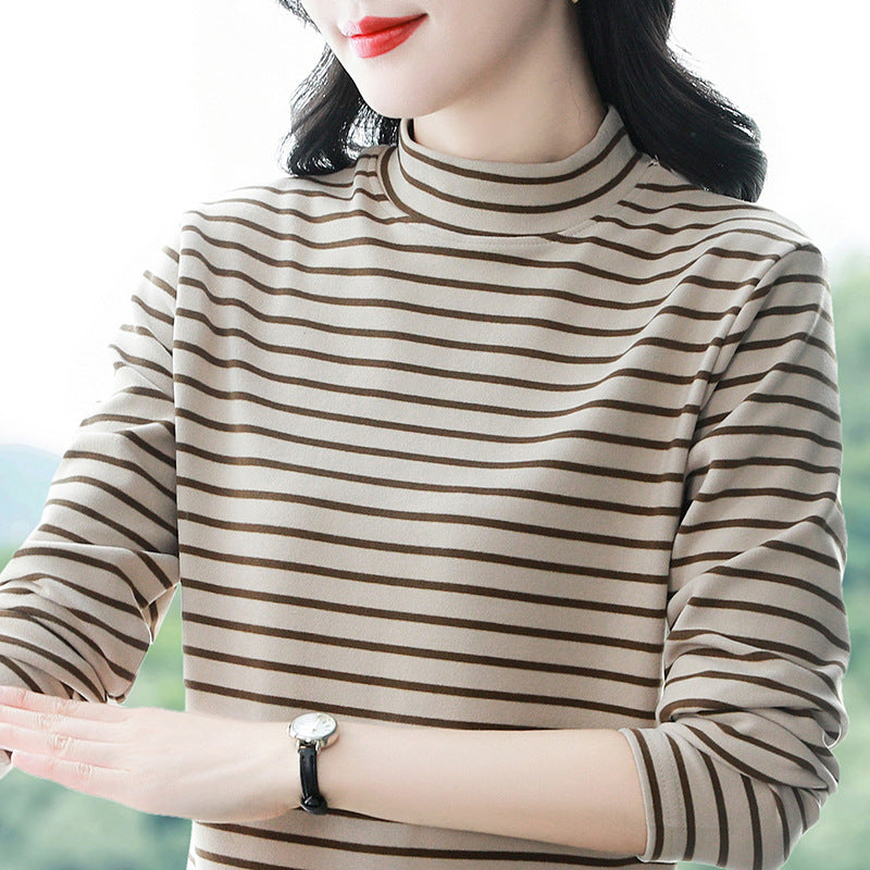 Women's AutumnWinter New Inner-Layer Warm Long-Sleeve Top