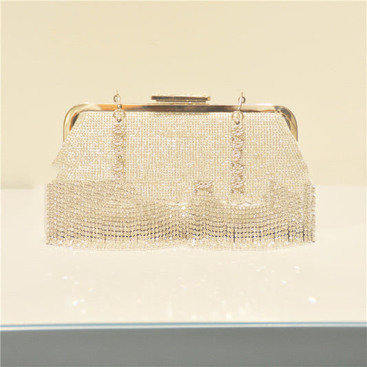 Cross-border Nightclub Celebrity Dress Full Diamond Dinner Bag