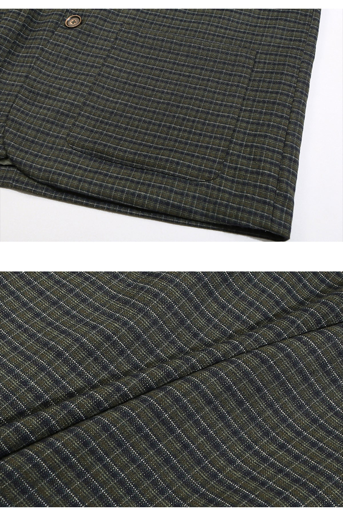 College Style Fine Plaid Suit