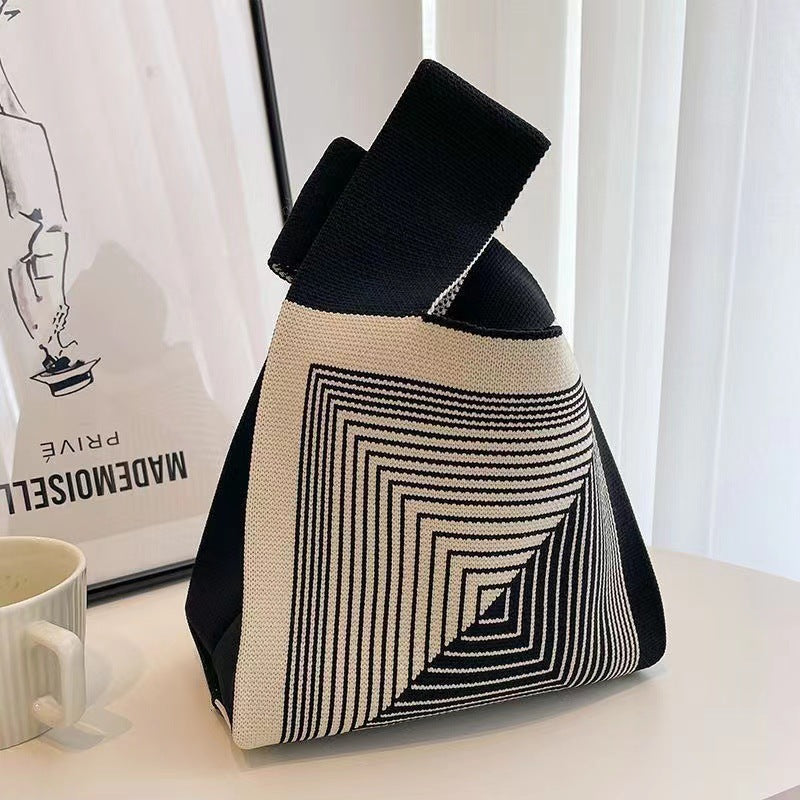 Women's Knitted Bag All-match Casual Handbag