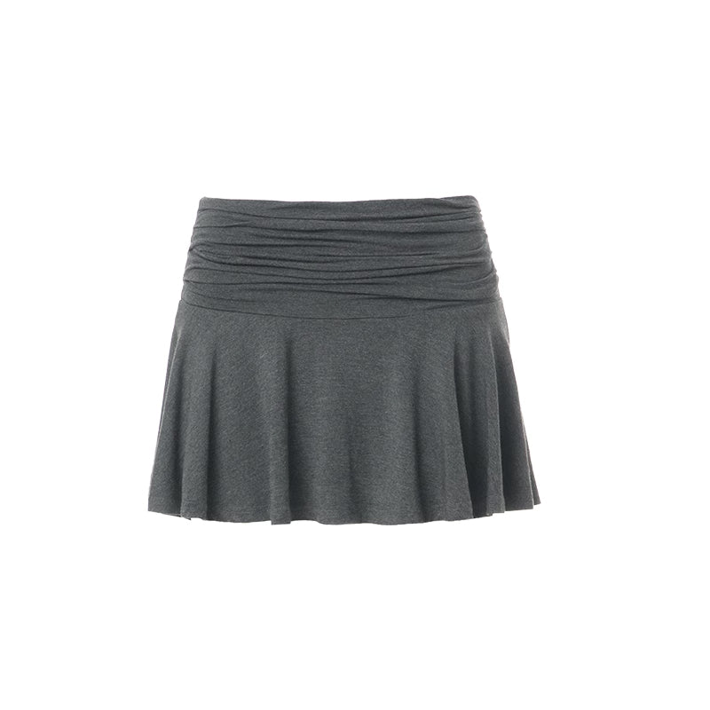 Slimming Pleated Anti-exposure Hot Girl A- Line Skirt