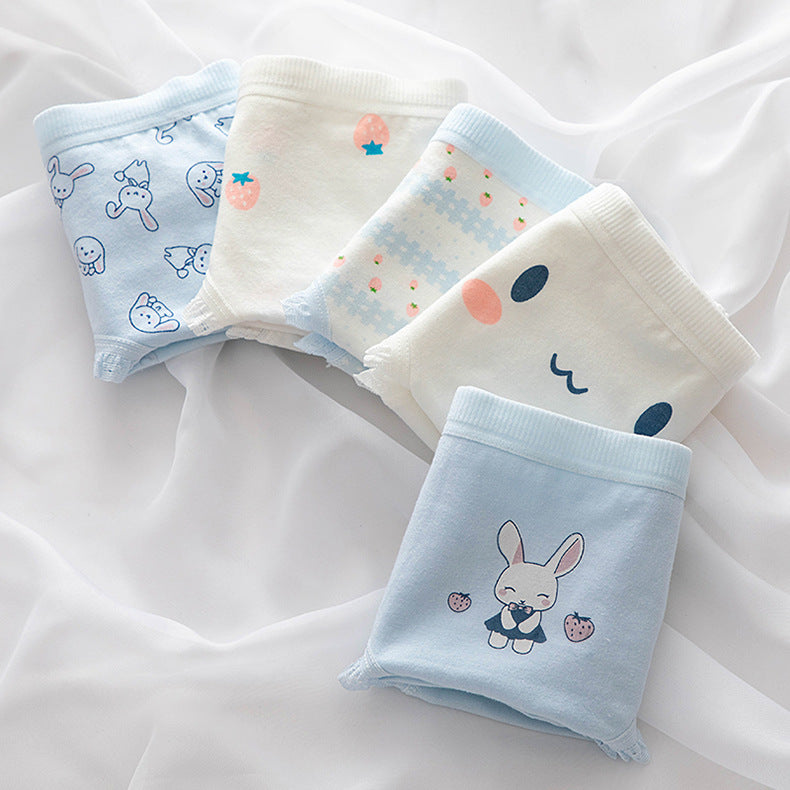 Women's Fashion Casual Cute Print Cotton Inner Crotch Panties