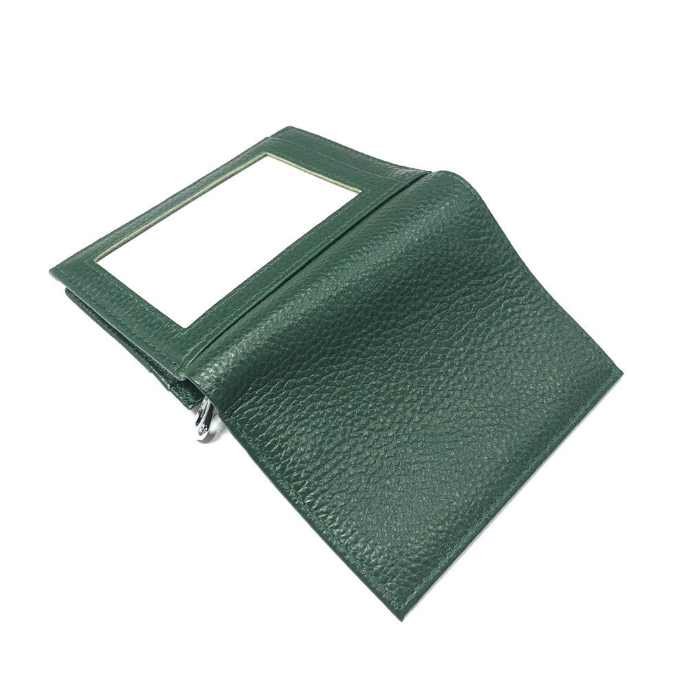 Short Genuine Leather Men's And Women's Wallet Vertical Multi Card