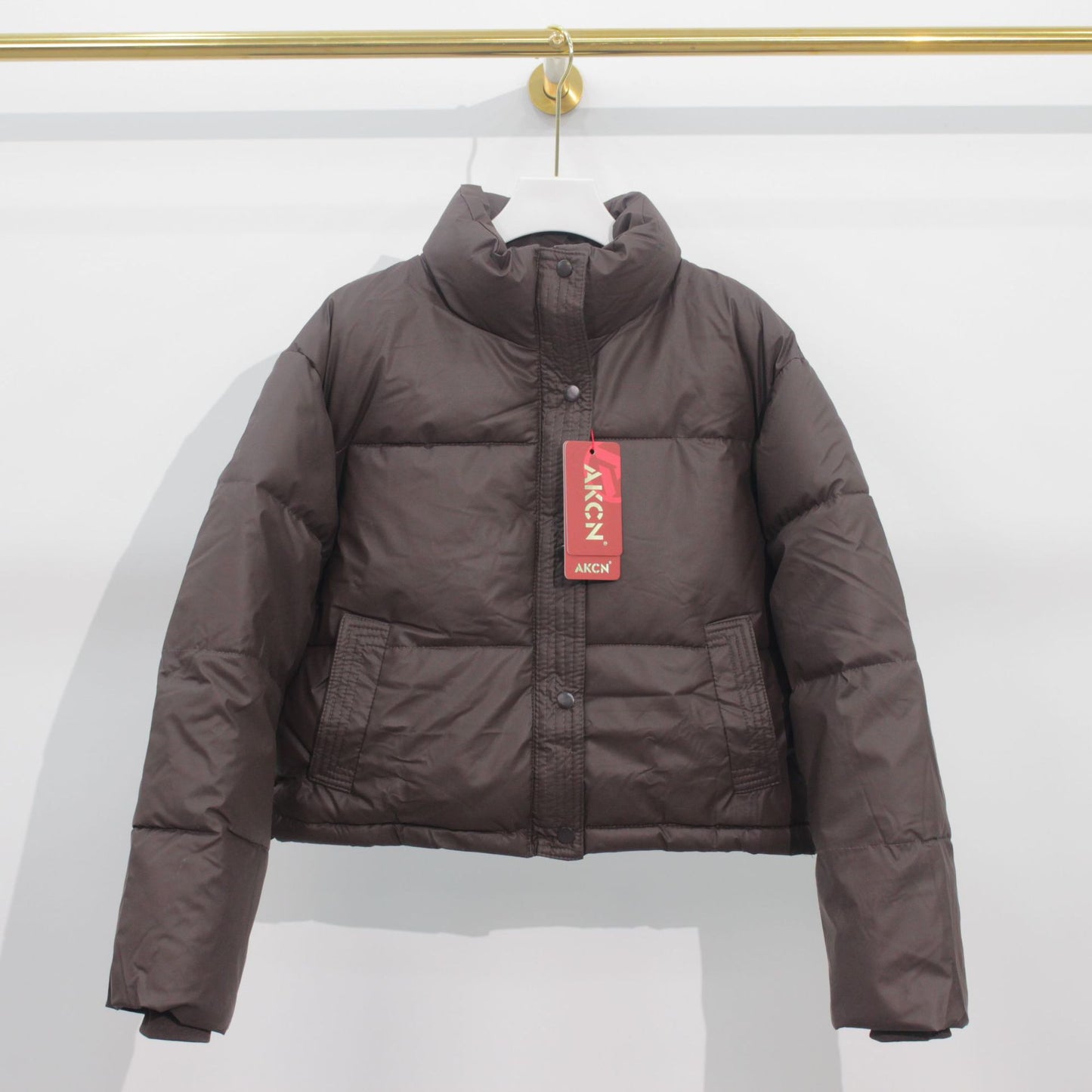 Loose Thick Windproof Stand Collar Coat