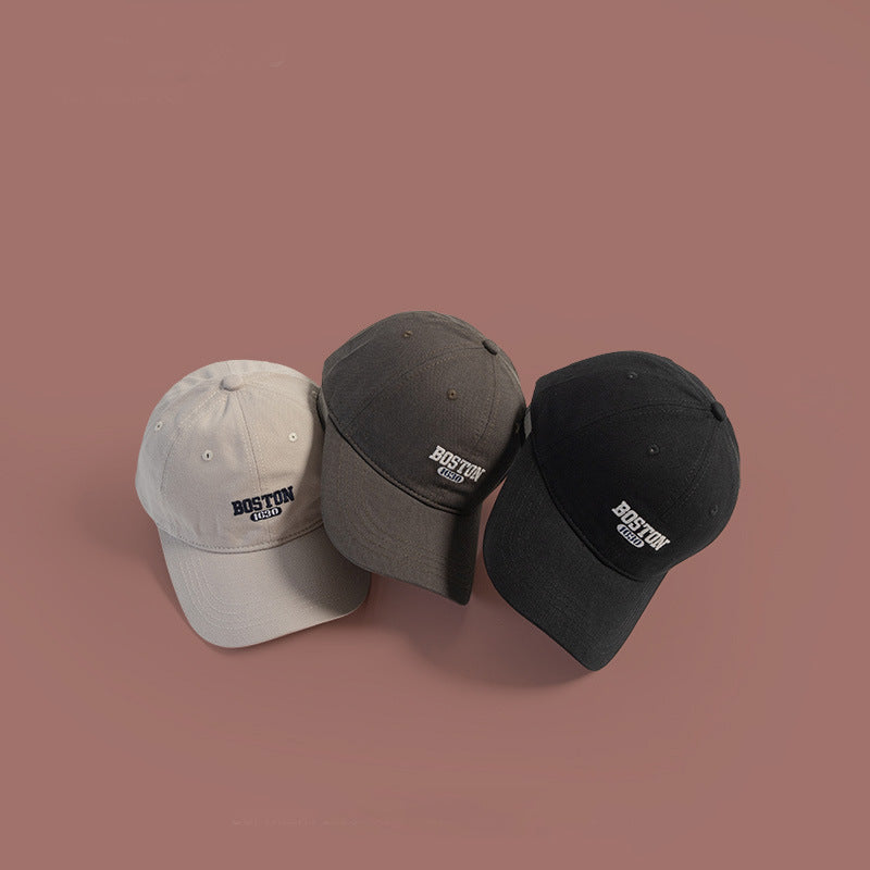 Women's Fashion All-match Embroidery Peaked Hat