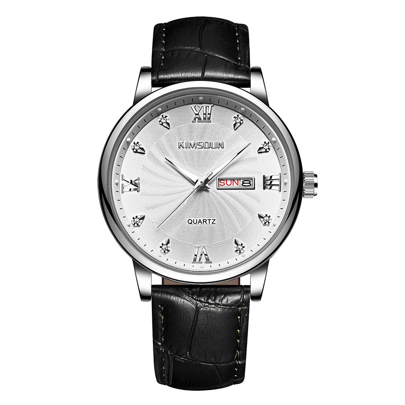 Calendar Waterproof Quartz Watch For Men