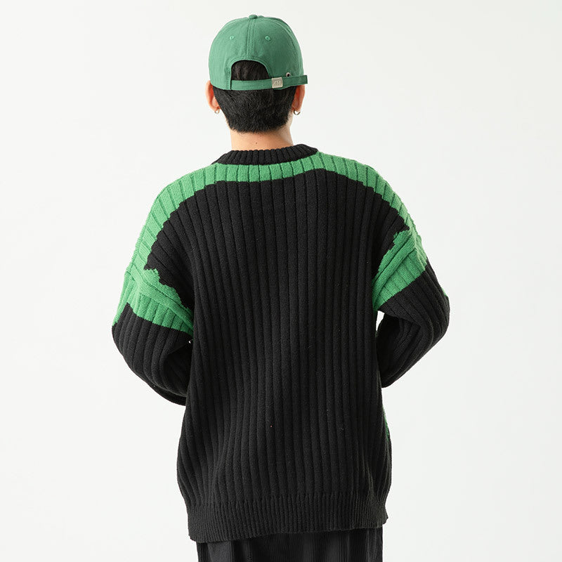 Simple Loose Harajuku Vintage Sweater Base Knitting