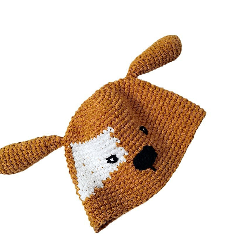Handmade Crocheted Dog Hat  Acrylic