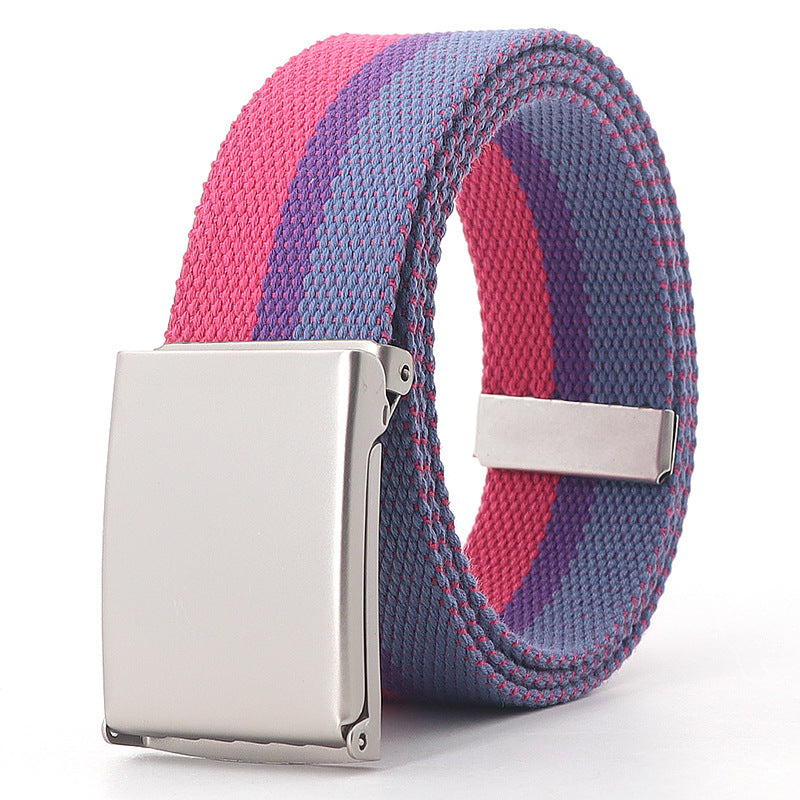 Casual Ethnic Canvas Jeans Belt Teens