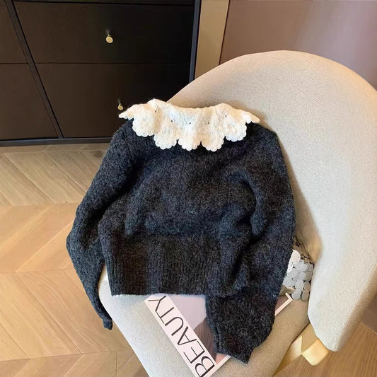 French Style Doll Collar College Style Sweater