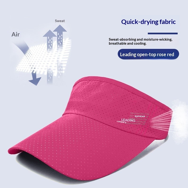 Visor Hat Womens Summer Sun Hat Breathable Baseball Cap