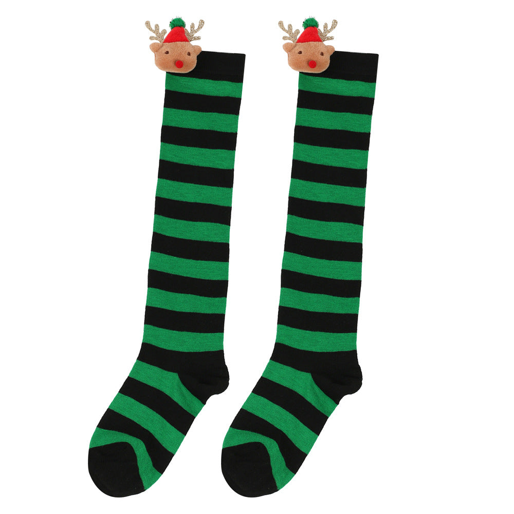 Children Christmas Stockings David's Deer Doll Medium And Large Children