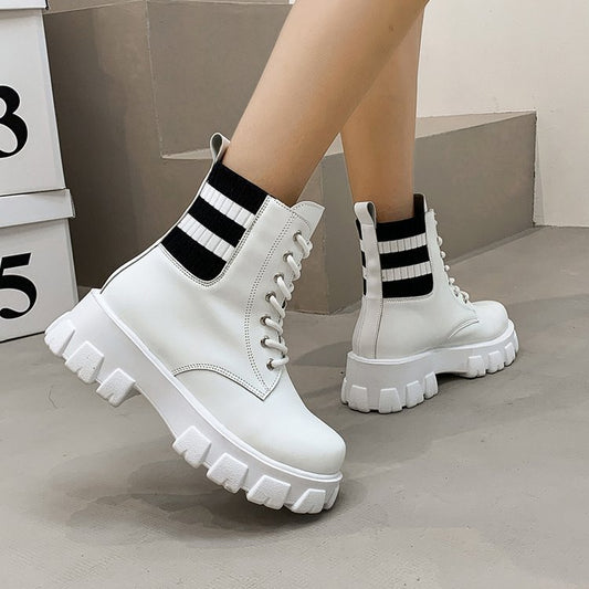 Fashion Women's Casual Platform Martin Boots