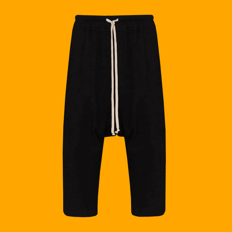 Harlan Loose Hanging Crotch Cropped Pants