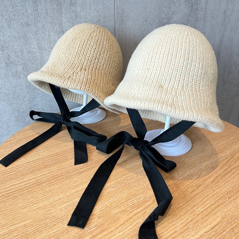 Children's Fisherman Hat Niche Wool Knit