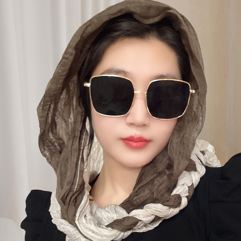 Hand-woven Hair Braid Scarf Girls Fashion Thin Scarf