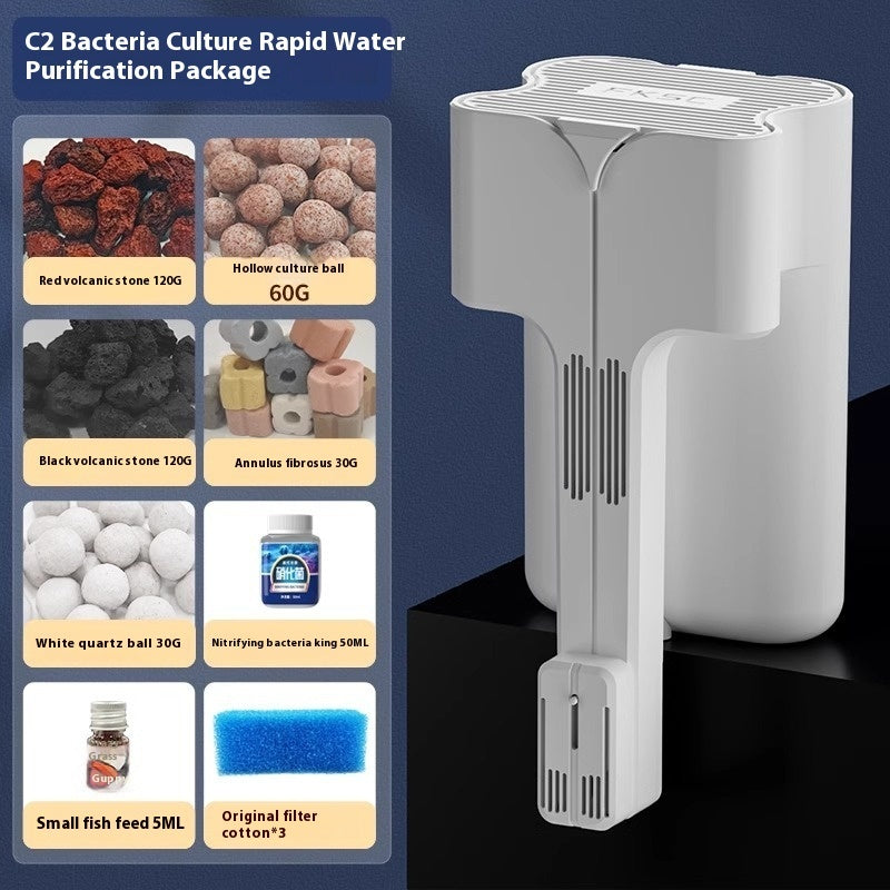 Crazy Water Plants Fish Tank Filter External Filter VAT Three-in-one Waterfall Wall-mounted Filter System