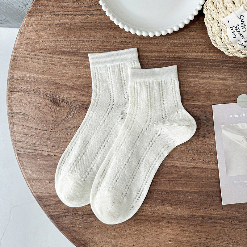 Thin Mesh Breathable Pilling-resistant Socks