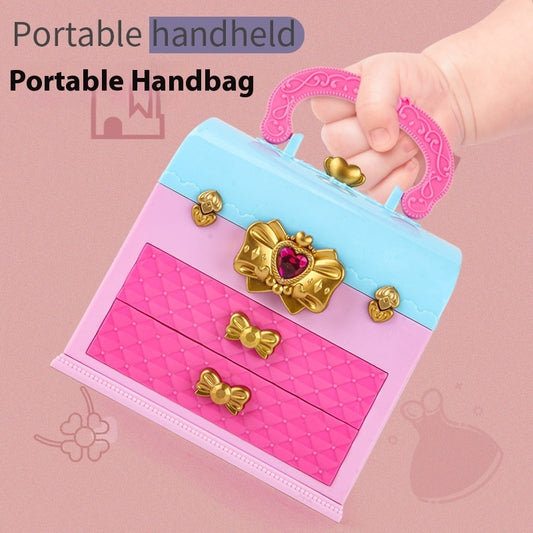 Children's Cosmetics Suit Girls' Cosmetics Pouch Toys Play House Portable Box Bags