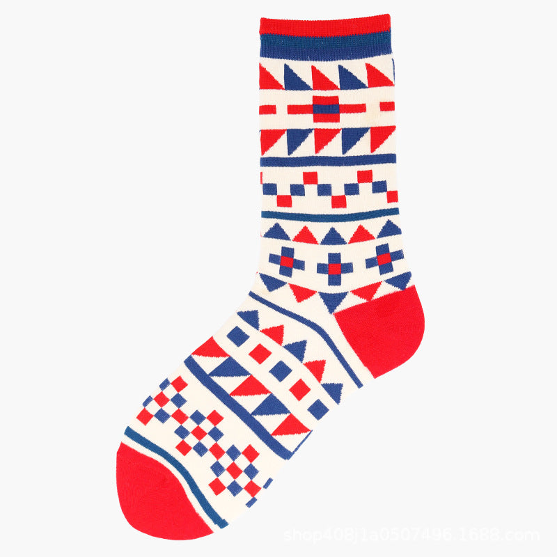 Mid-calf For Fall And Winter Long Cotton Socks