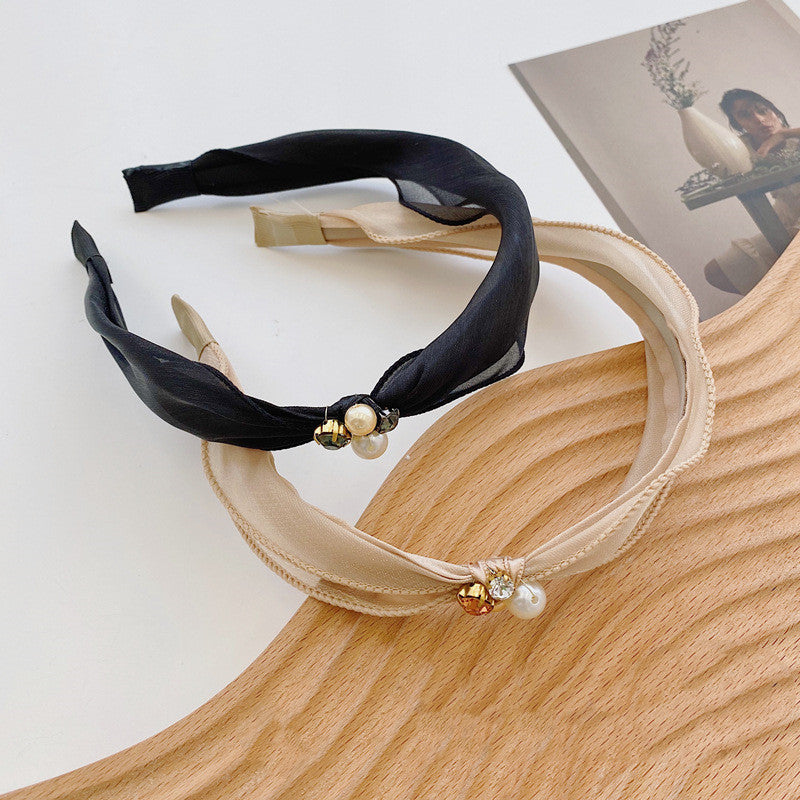 Mori Organza Pearl Headband