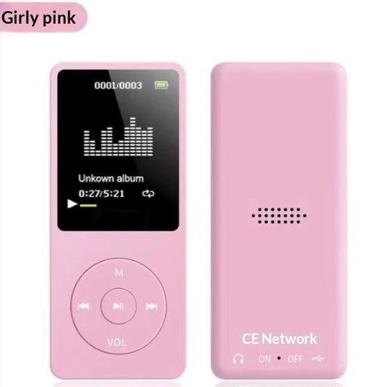 Sports MP3 With Screen MP4 Can Insert Memory Card 1.8 English Music Broadcast