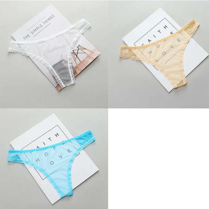 Ladies Fashion Full Transparent Panties T-Line