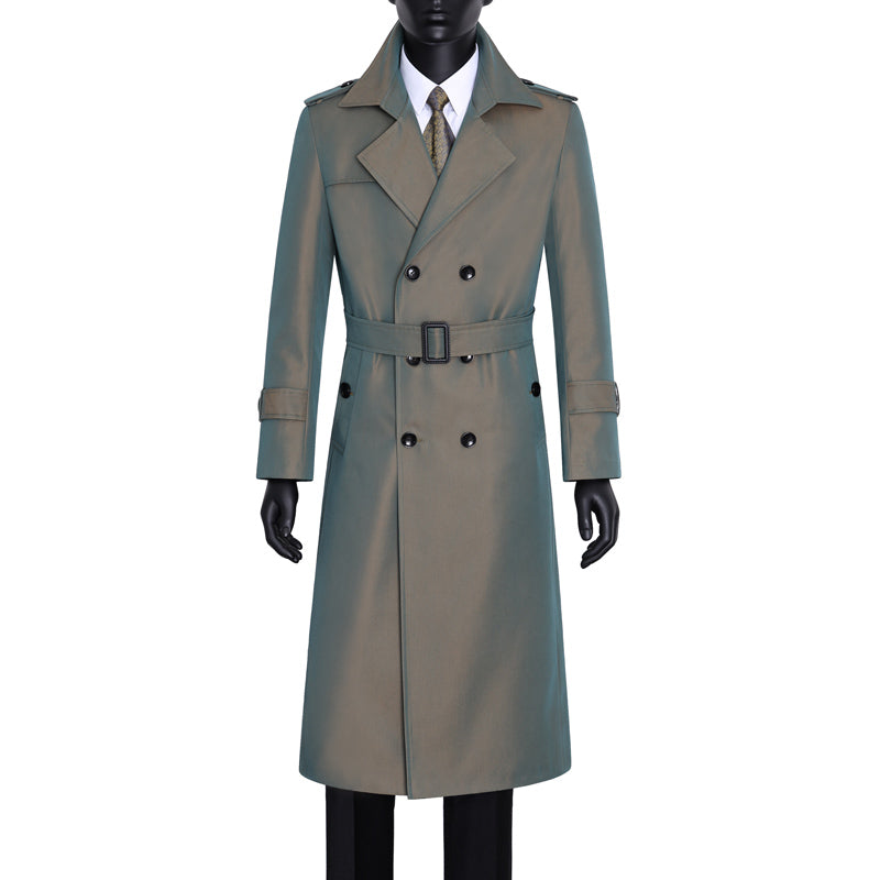 Men's Spring And Autumn Over The Knee Trend Handsome Color Change Super Long