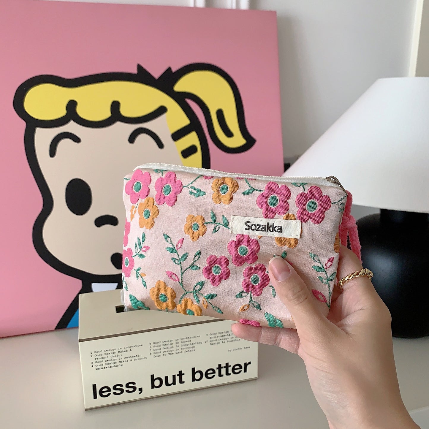 Rope Mouth Red Envelope Female Cosmetic Bag Portable Portable Coin Purse Wash Bag