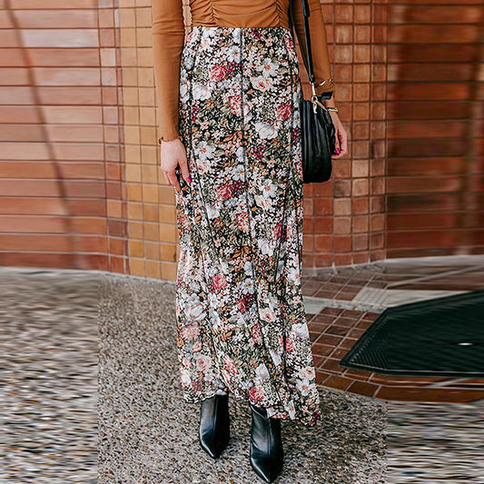 Women's Multi-color Floral Print Sheath Dress