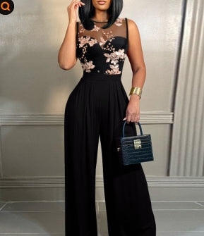 Women's Wear Bell-bottom Pants Four Seasons Elastic Waist Straight-leg Trousers