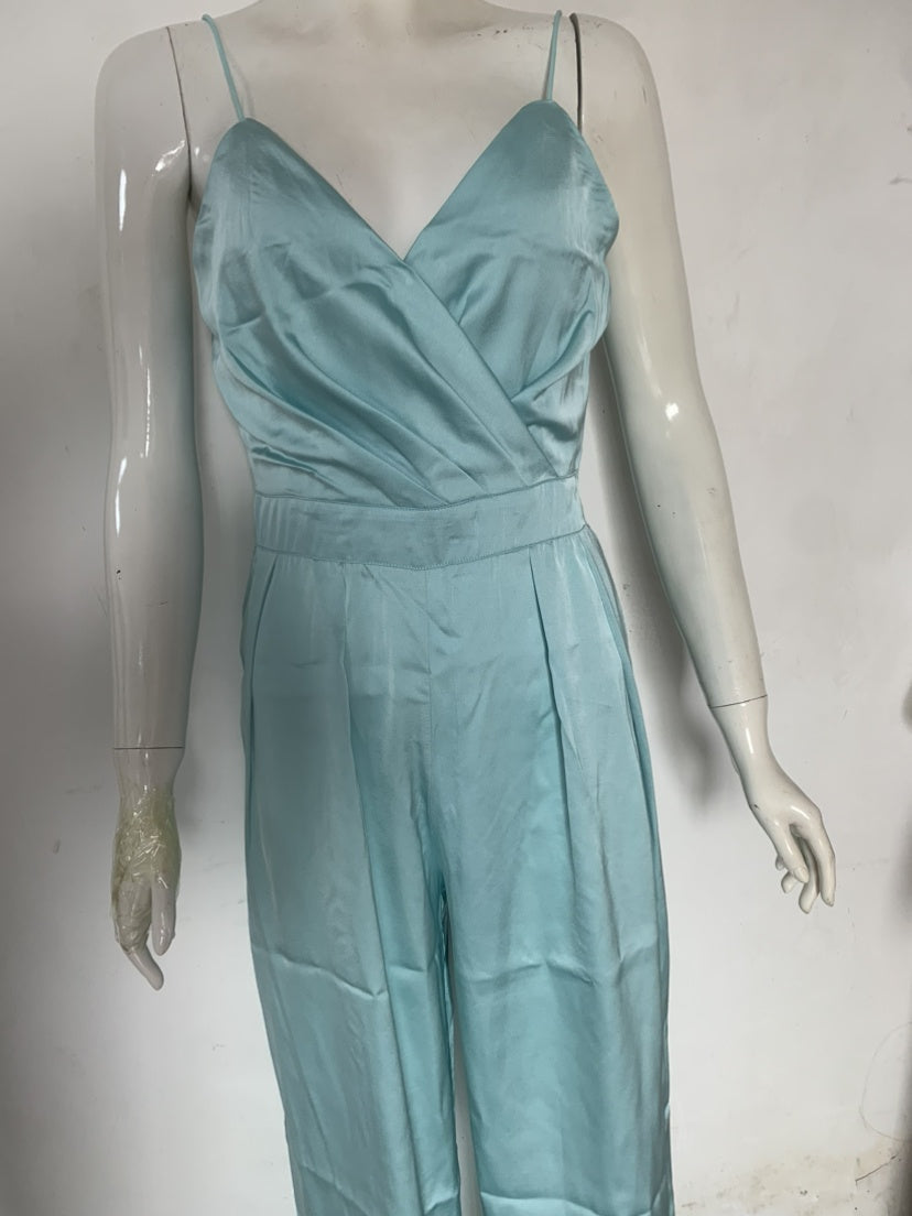 Slynge Taljetæt Lige Moppe Gulv Minimalistisk Ærmeløs Jumpsuit