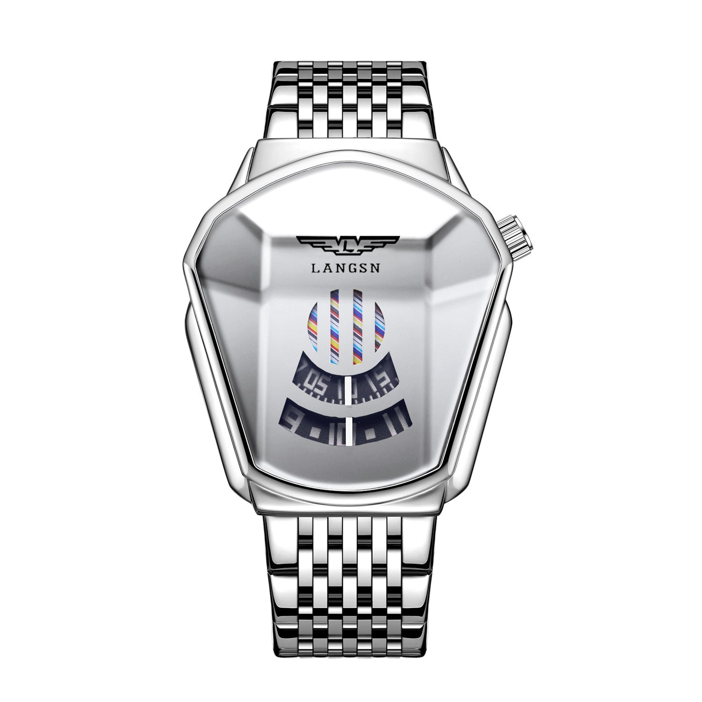 Personalized Motorcycle-style Waterproof Quartz Watch