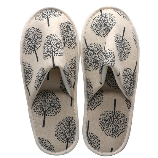 Disposable Slippers Cotton Print Toiletries