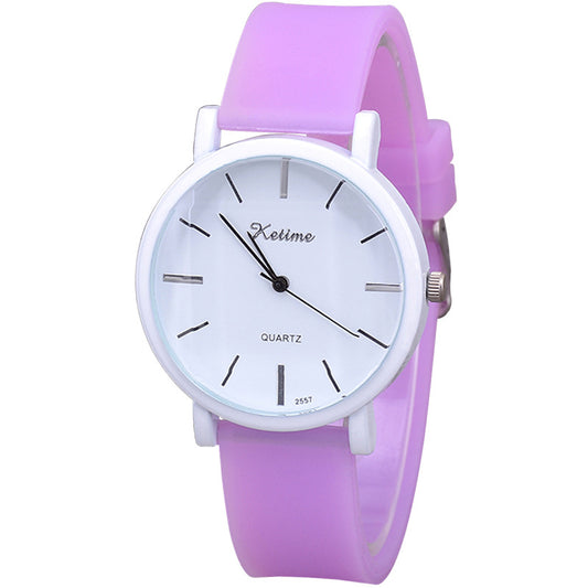 Fashion Silicone Band Quartz Watch