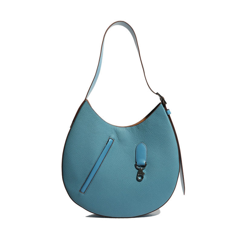 New Style Cowhide Women's One-shoulder Portable Simple Bag