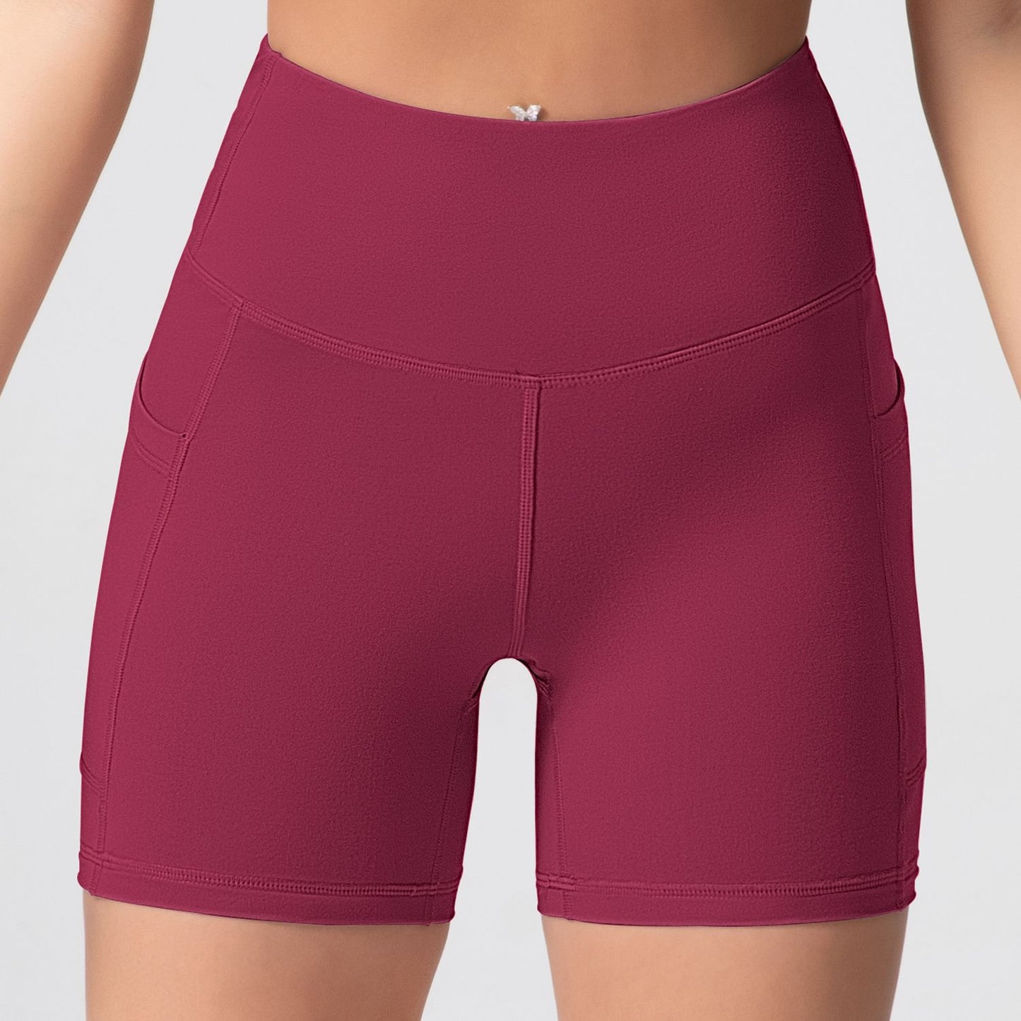 Womens Stylish Sexy High-waisted Cropped Pants That Create A Slimming Look